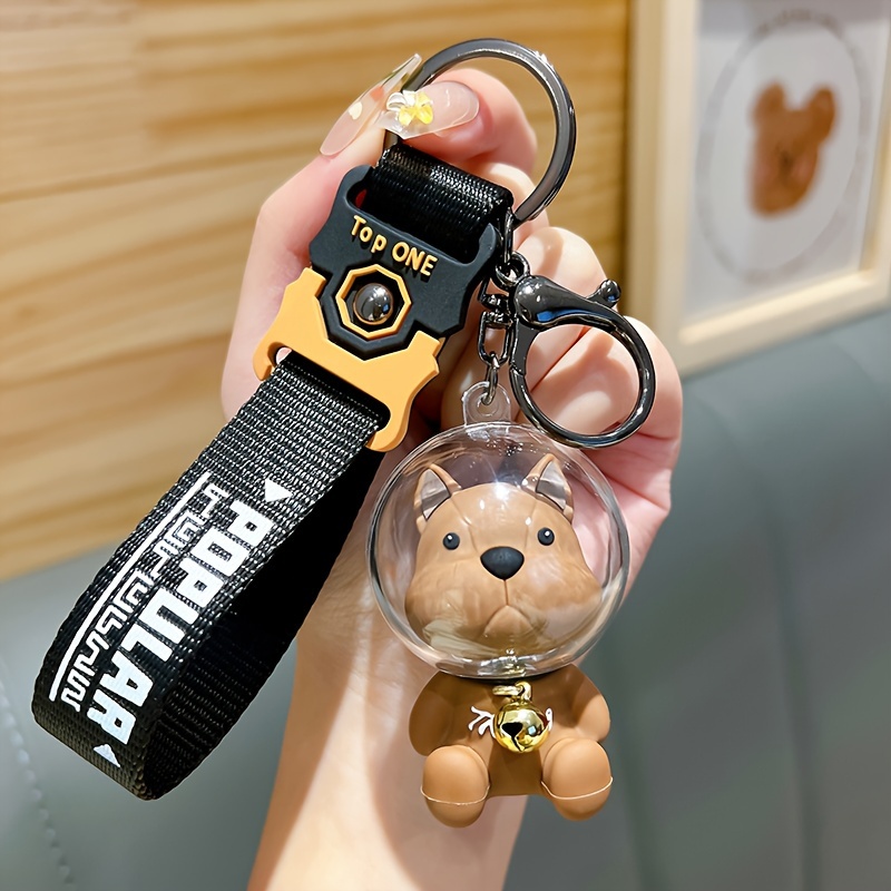 Bulldog keychain on sale