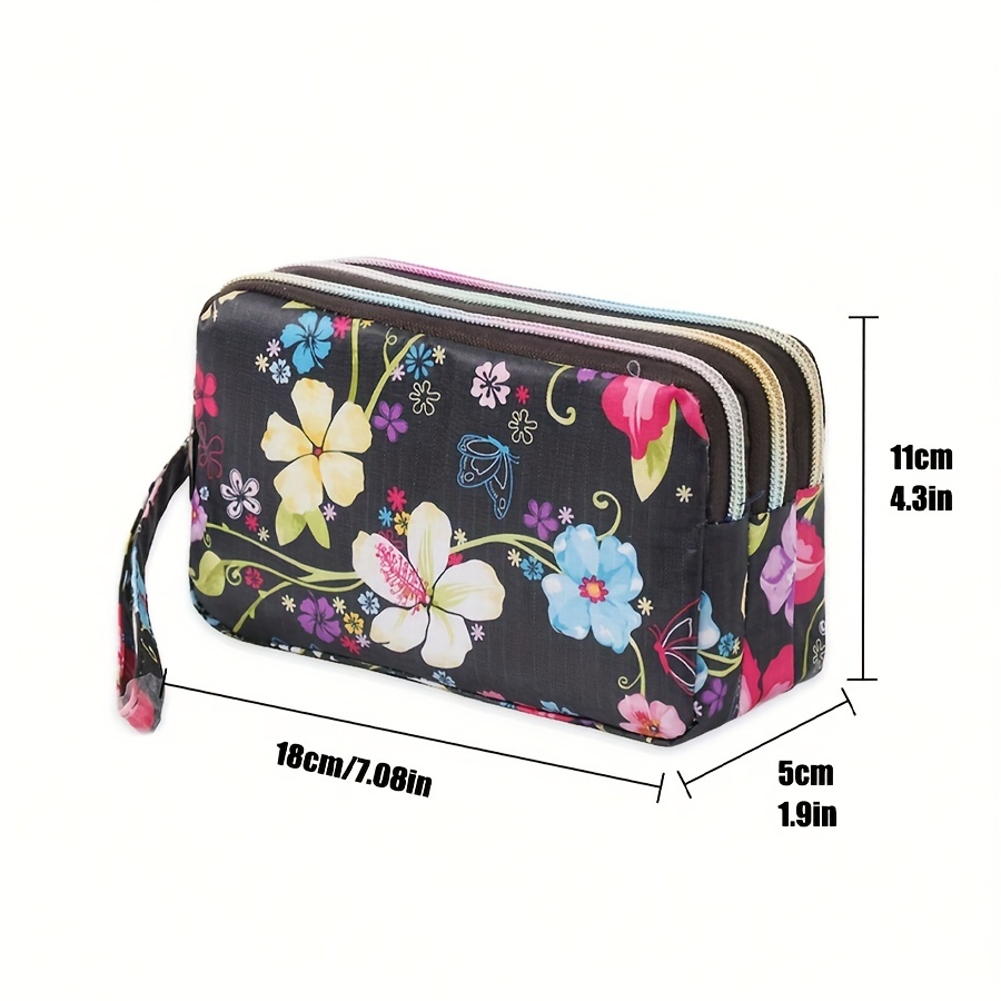 Las mejores ofertas en Bolsas de Embrague floral con cremallera y bolsos  para Mujer