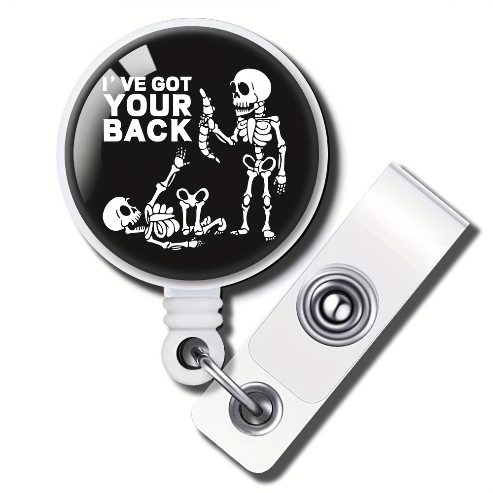 Ho Ho Hold Breath ' Ve Got Back Retractable Id Badge Holder - Temu Canada