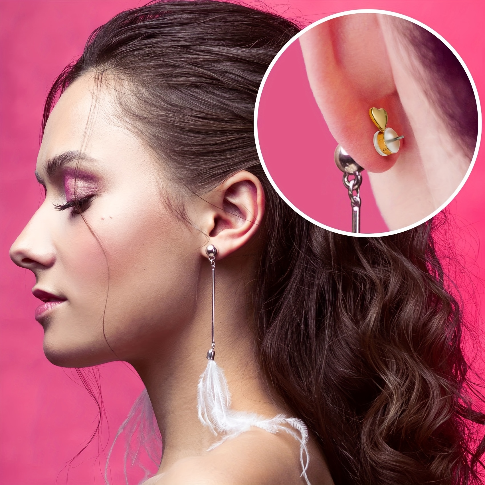 earring supports for heavy earrings｜TikTok Search