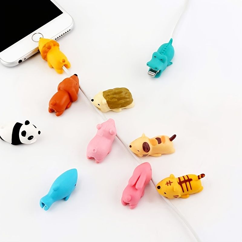 1 Pack Cute Bite Cartoon Animal Cable Protector Cover Charging Cord Wire  Protection Usb Cable Protector For Cables New | Today's Best Daily Deals |  Temu