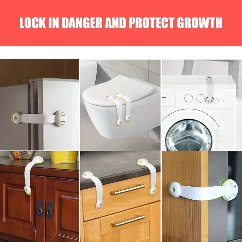 Child Safety Lock - Keep Your Baby Safe With Anti-clamp Cabinet &  Refrigerator Drawer Locks! - Temu South Korea