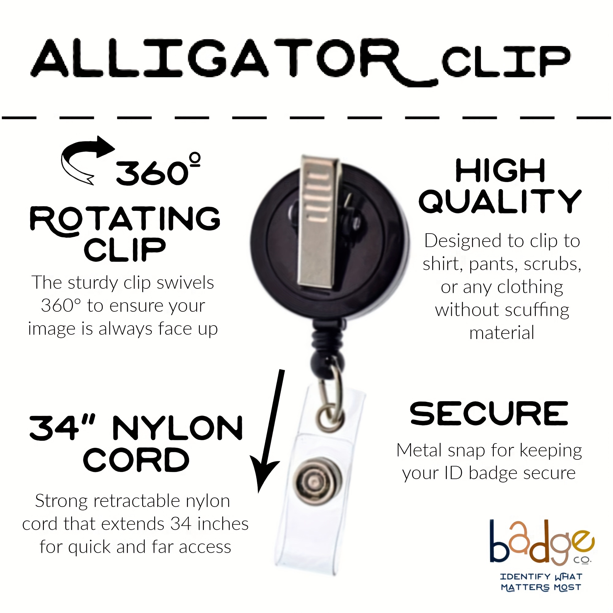 Brain Pattern Badge Reel Retractable Id Tag Alligator Clip - Temu United  Kingdom
