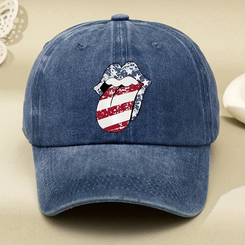 1pc American Flag Hats Vintage Washed Distressed Cotton Dad Hat