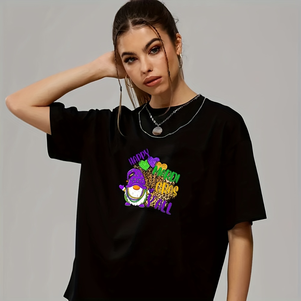 Mardi Gras Iron-On Transfer For Clothing Patches DIY Washable T-Shirts  Thermo Sticker Applique T8061
