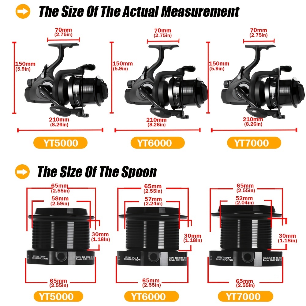 Samolla 4.7:1 Gear Ratio Aluminum Fishing Reel Max Drag - Temu