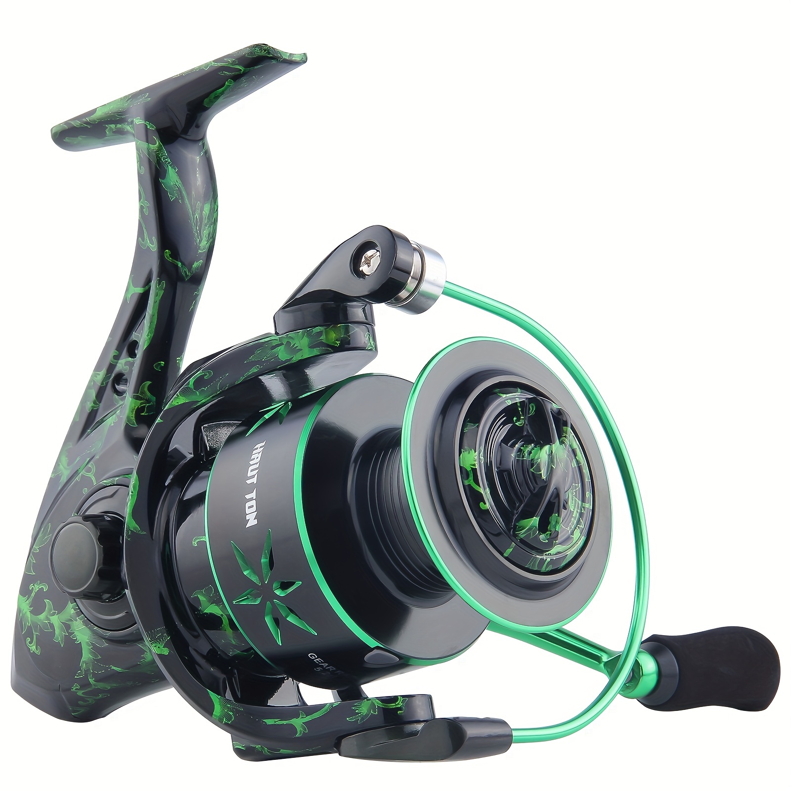 SEASIR TINGHE Spinning Reel 5+1BB 10KG/22LB Drag 5.2:1 Seawater-Proof  Aluminum Power Handle High-Quality Lightweight Fishing Coil