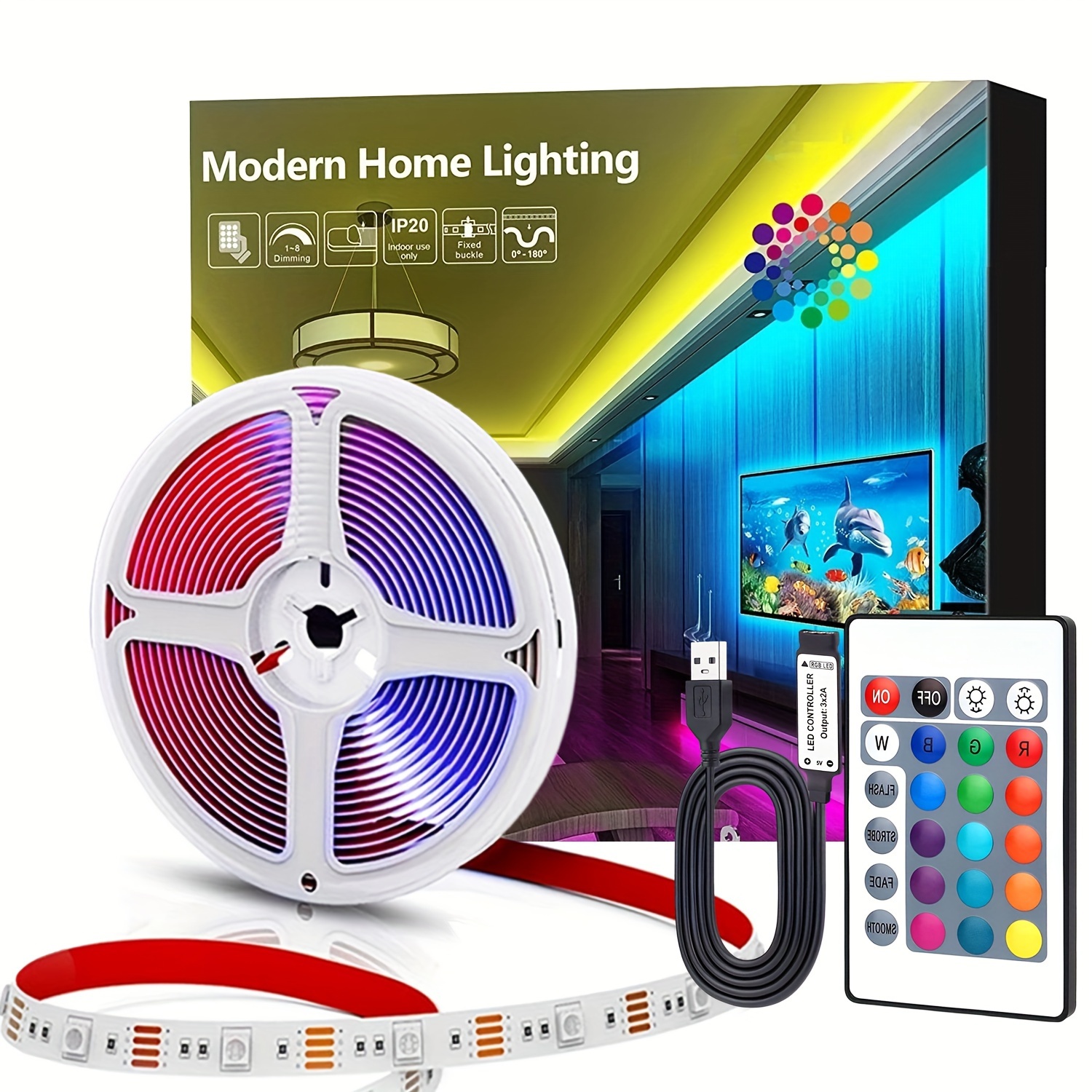 Rgb Ic Led Lights Smart Firework Led Lights Rgb Ic Dream - Temu