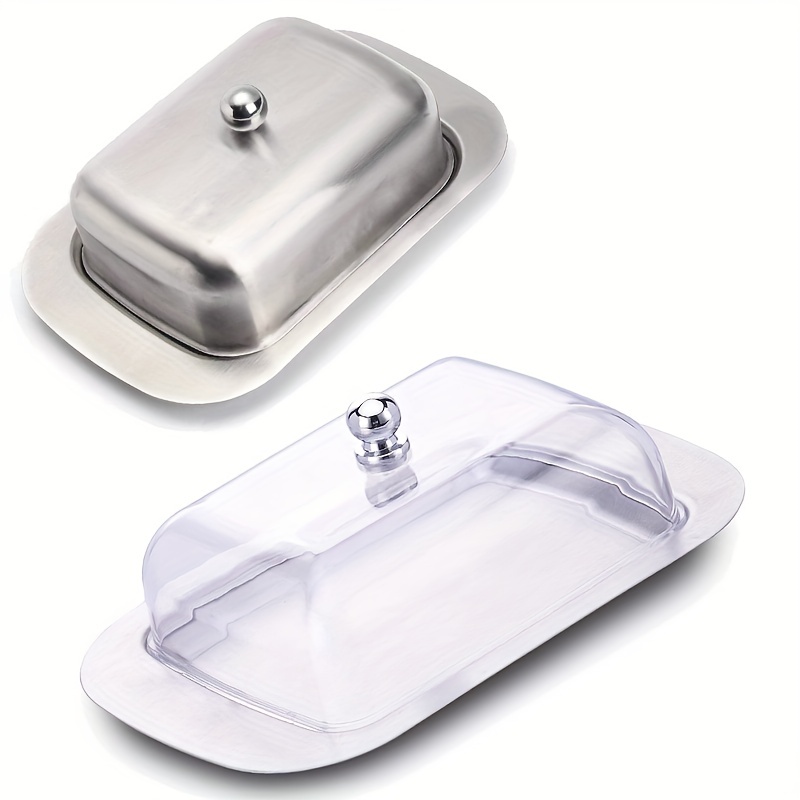 Butter Dishes Stainless Steel Butter Tray Household Butter - Temu