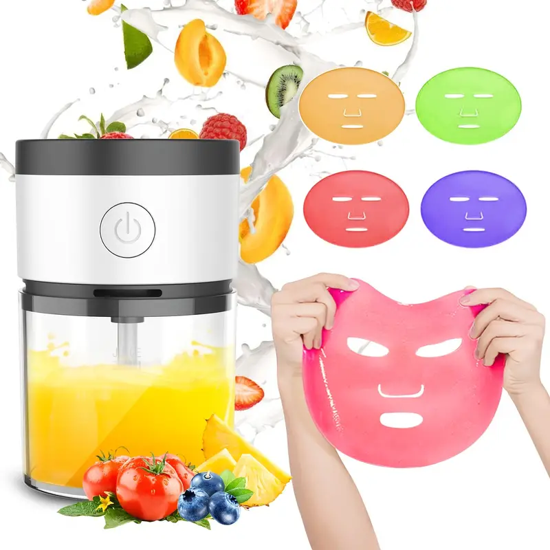 fine beauty personal care natural fruit vegetable facial mask maker automatic usb rechargeable diy facial mask machine details 0