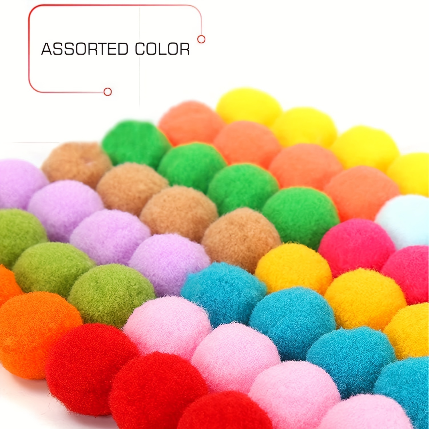 Glitter Pom Poms Fuzzy Arts And Crafts Balls For Hobby - Temu United Arab  Emirates