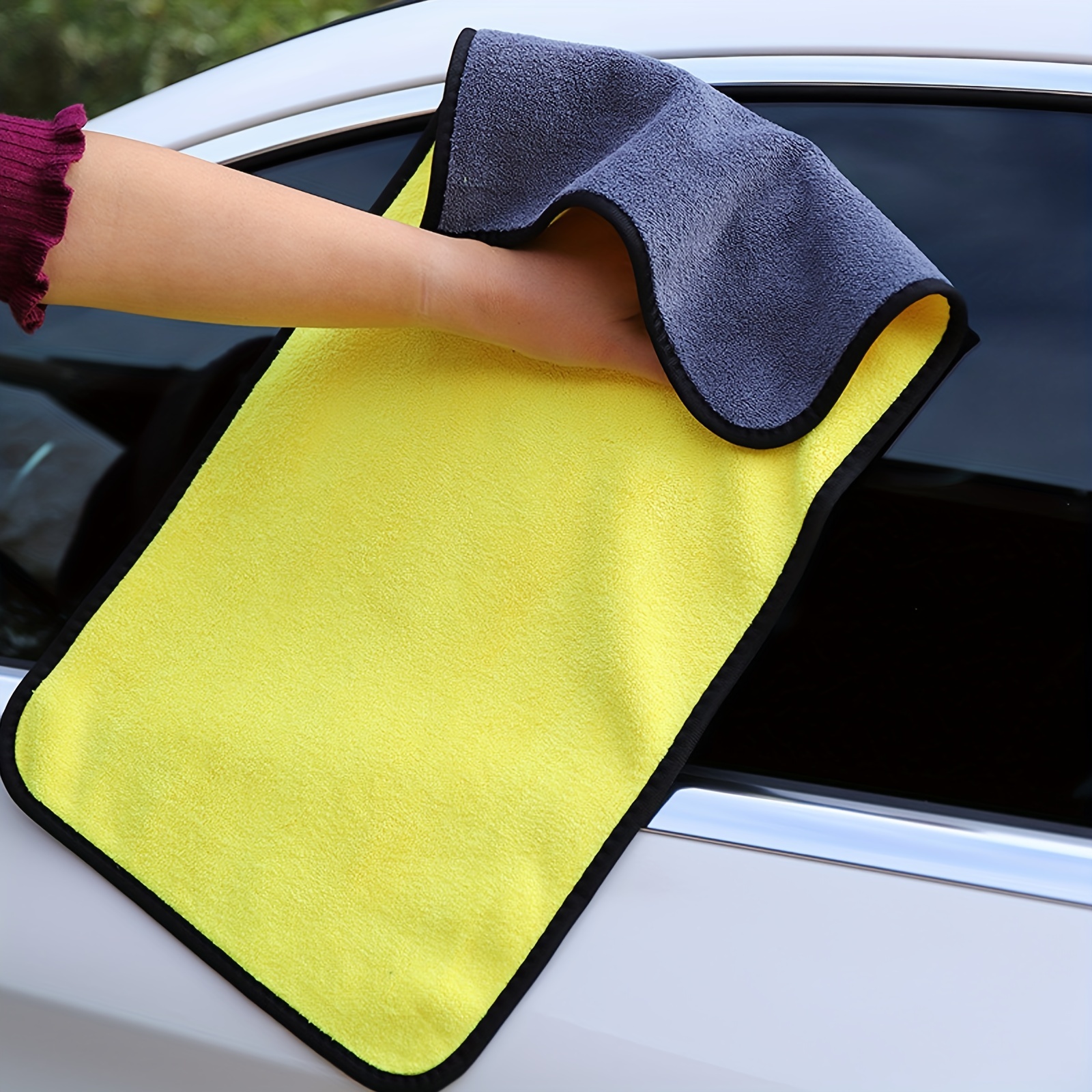 Car Wash Towel Wipe Car Super Absorbent Thickened Without - Temu