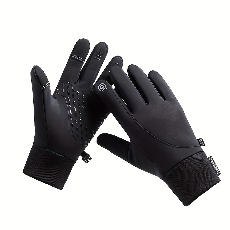 Waterproof Gloves Fishing Touch Screen Gloves Thickened Warm - Temu