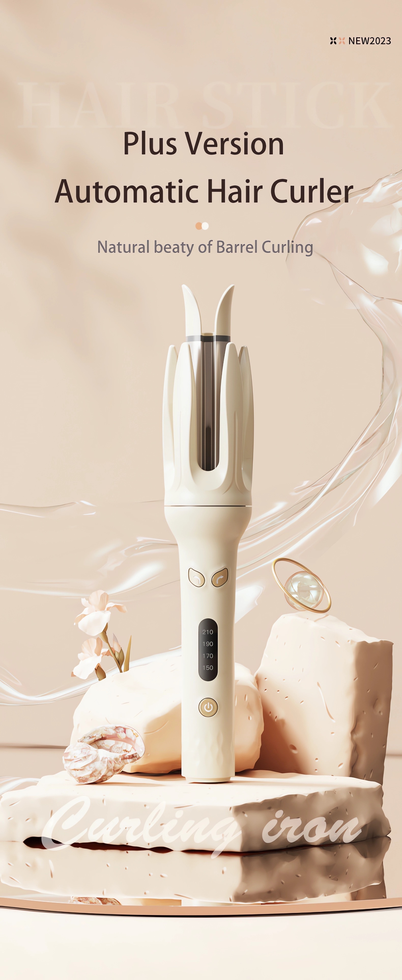   auto curler 28mm   4 temperature     and sensor auto shut off for safety Product details 2