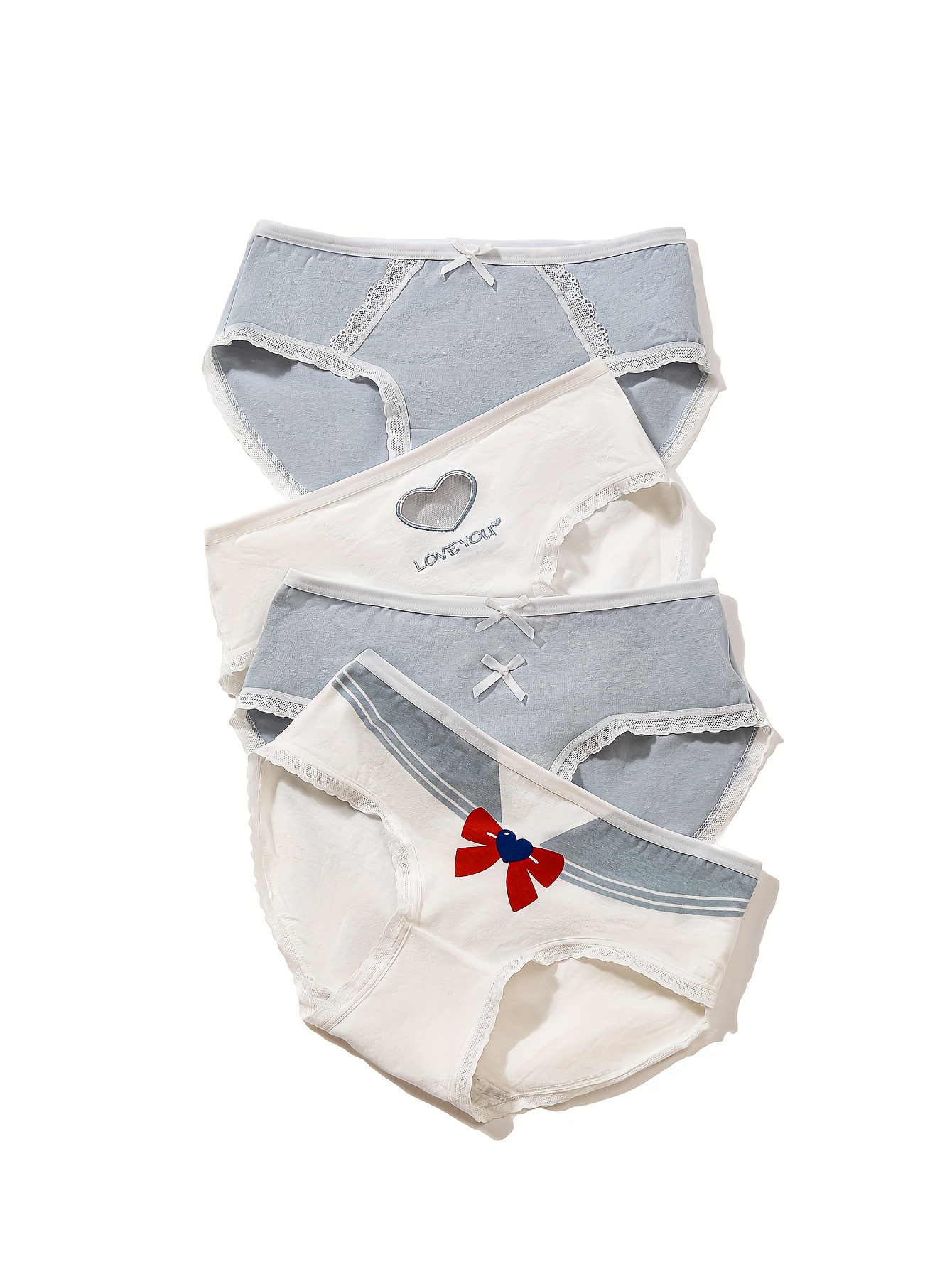 OuLu - Underwear Cute Pattern Bow-Knot Panties Cotton Teenager for Teen  Girls 8-13 Years : : Clothing, Shoes & Accessories