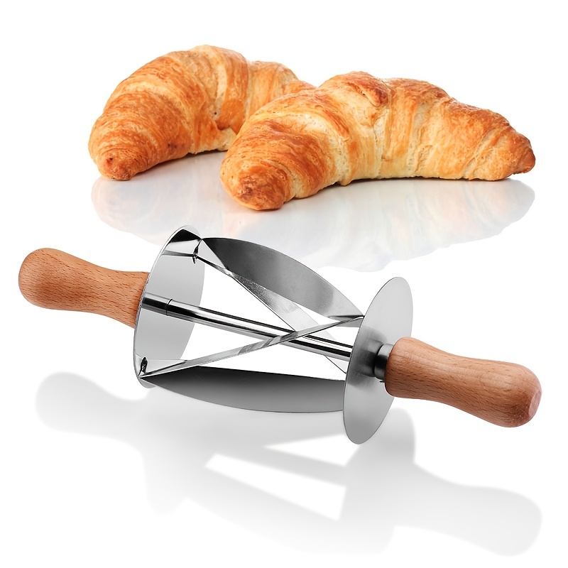 Croissant Cutter Stainless Steel Croissant Roller Cutter - Temu