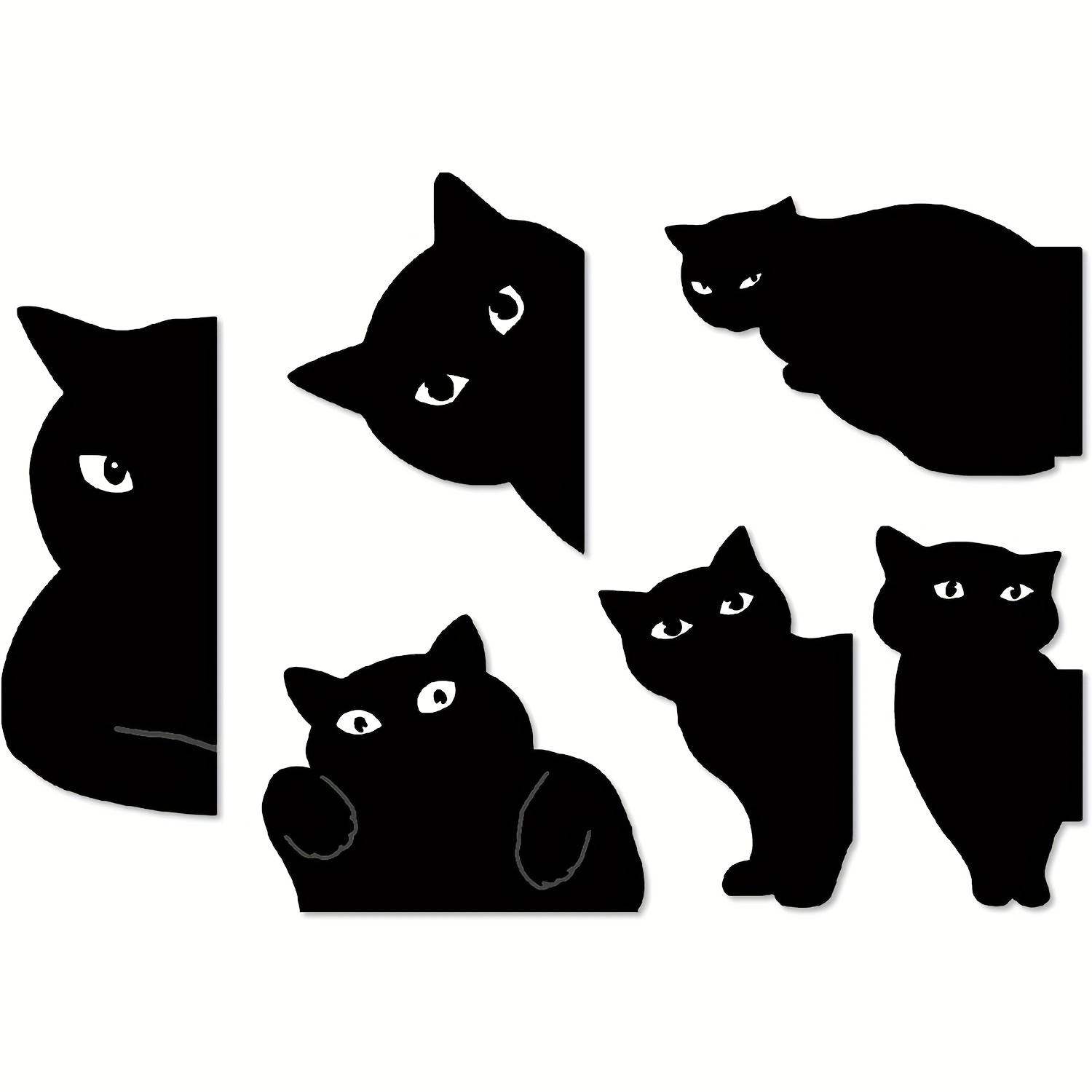 Magnetic Bookmarks For Book Lovers Black Cat Cute Bookmarks - Temu