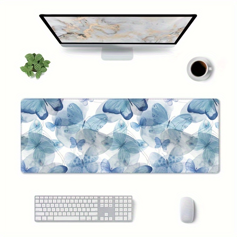 Black And White Large Mouse Pad 100x50cm Computer Mousepad Company Gaming  Mausepad Keyboard Mat Office Desk
