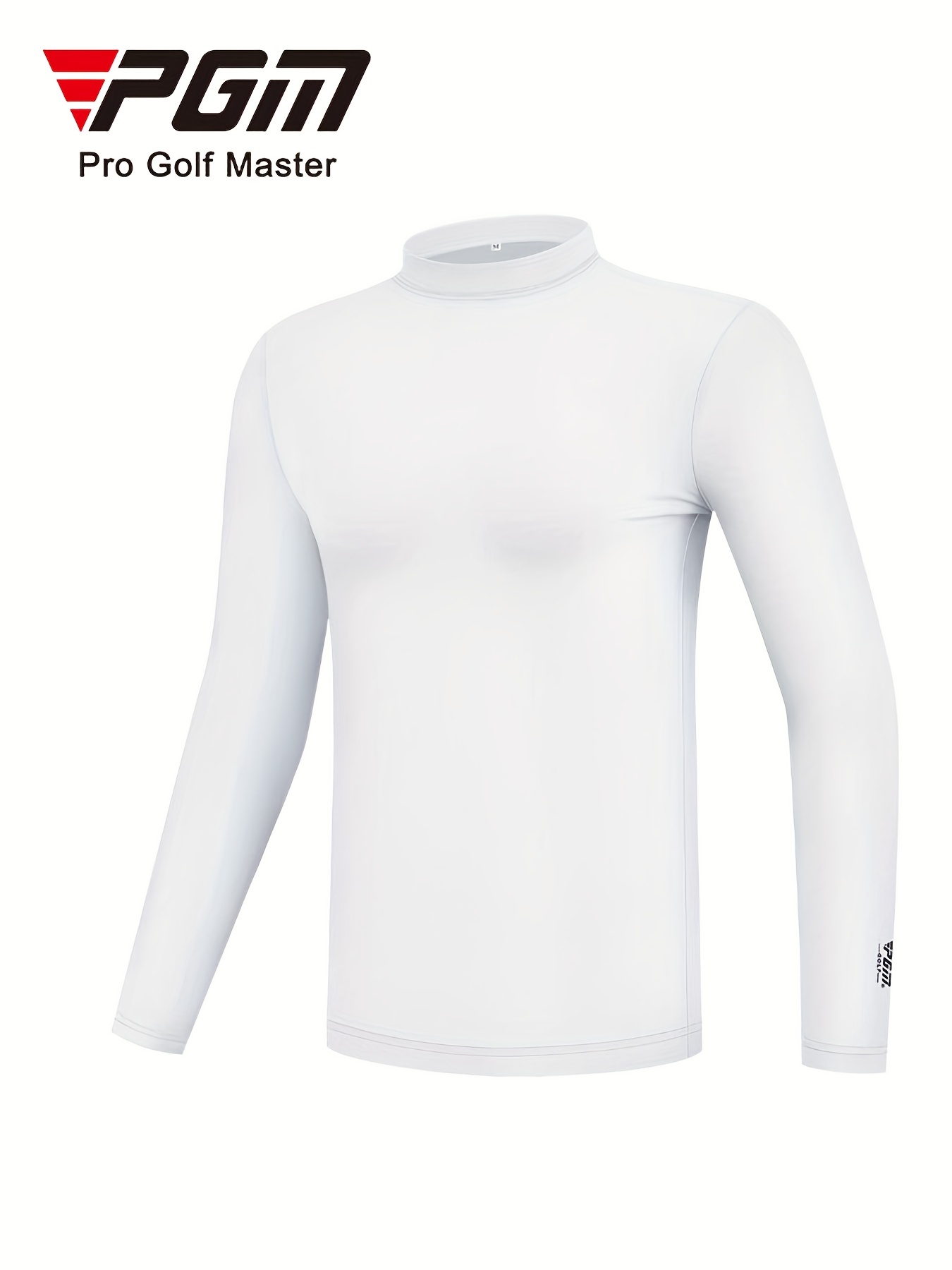 Pgm Men Golf Shirts Long Sleeve Quick-Dry Sports Tops Breathable