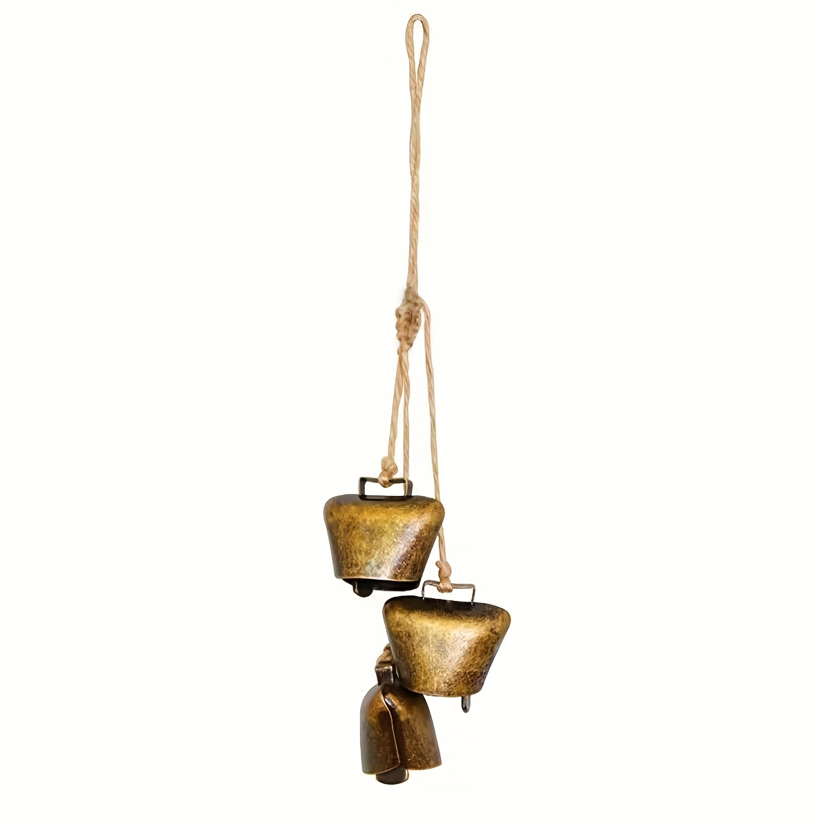 Chic Bronze Hanging Bells Rustic Christmas Cowbell Bell Wind - Temu