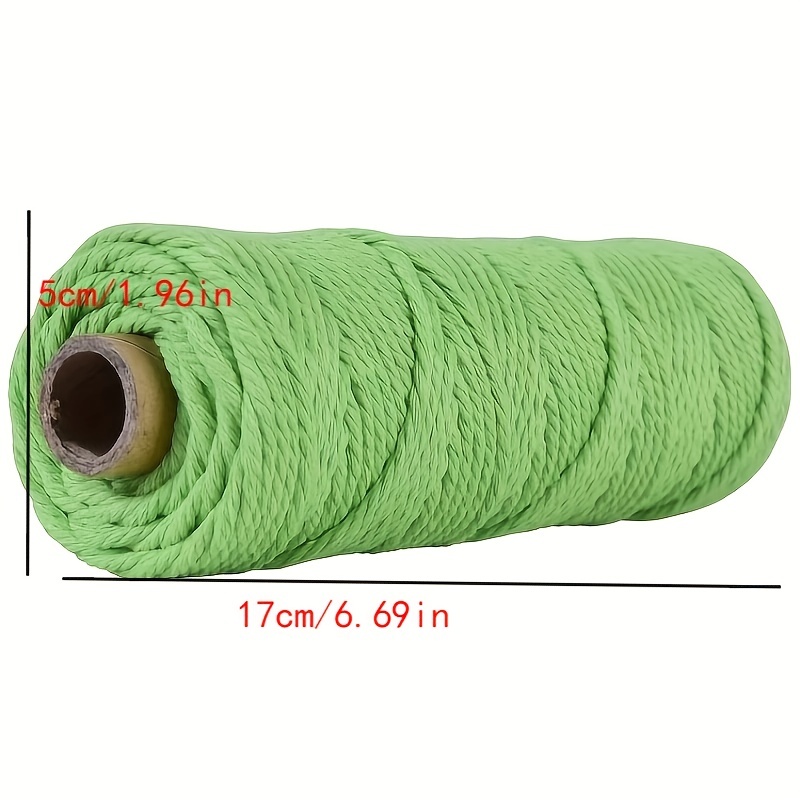100m 3mm Braided Cord Thick Rope For Hanging Tapestry, Tag, And