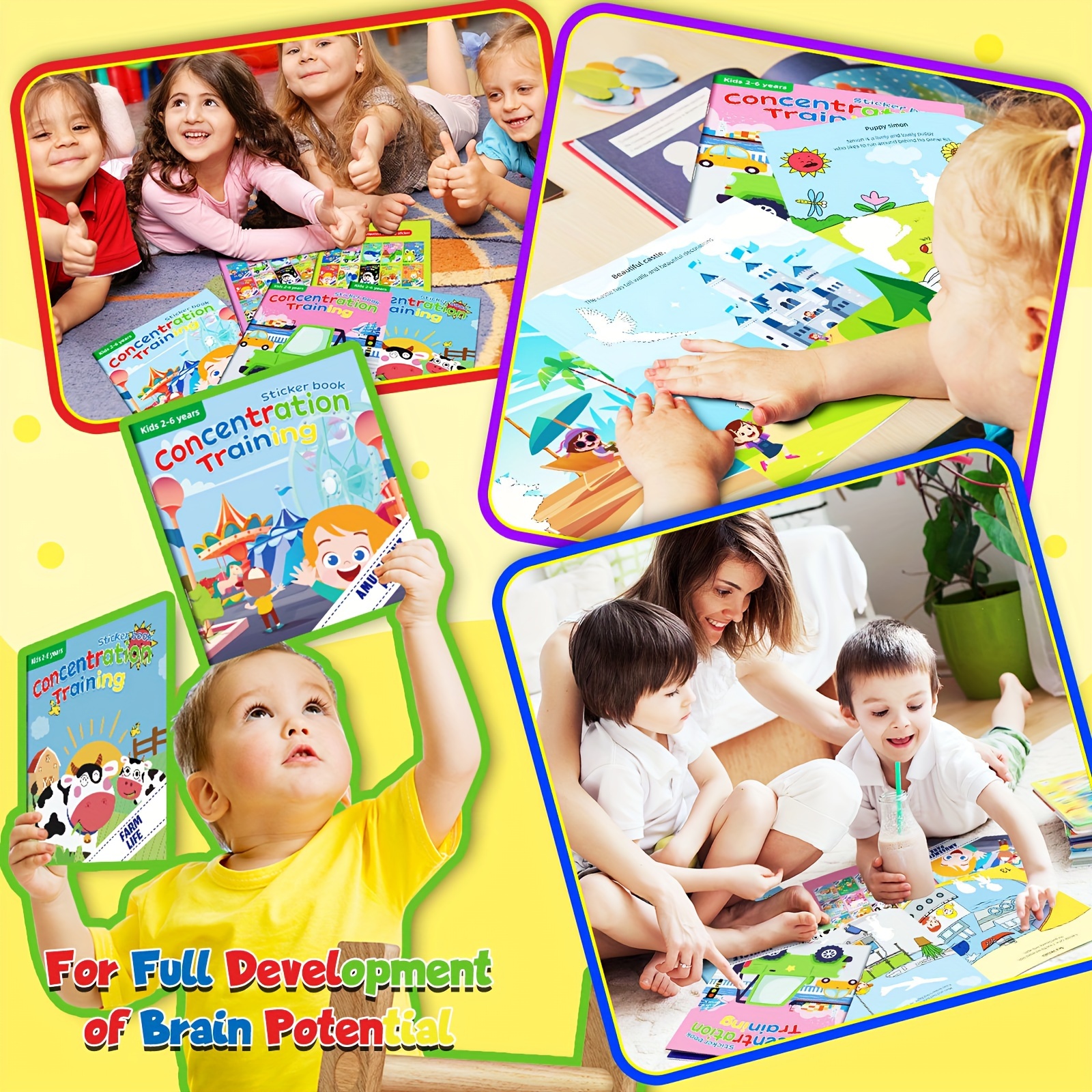 Sticker Books For Kids Sticker Books For Toddlers - Temu