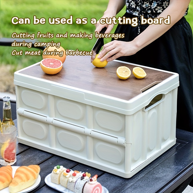 Collapsible Storage Bin with Lid