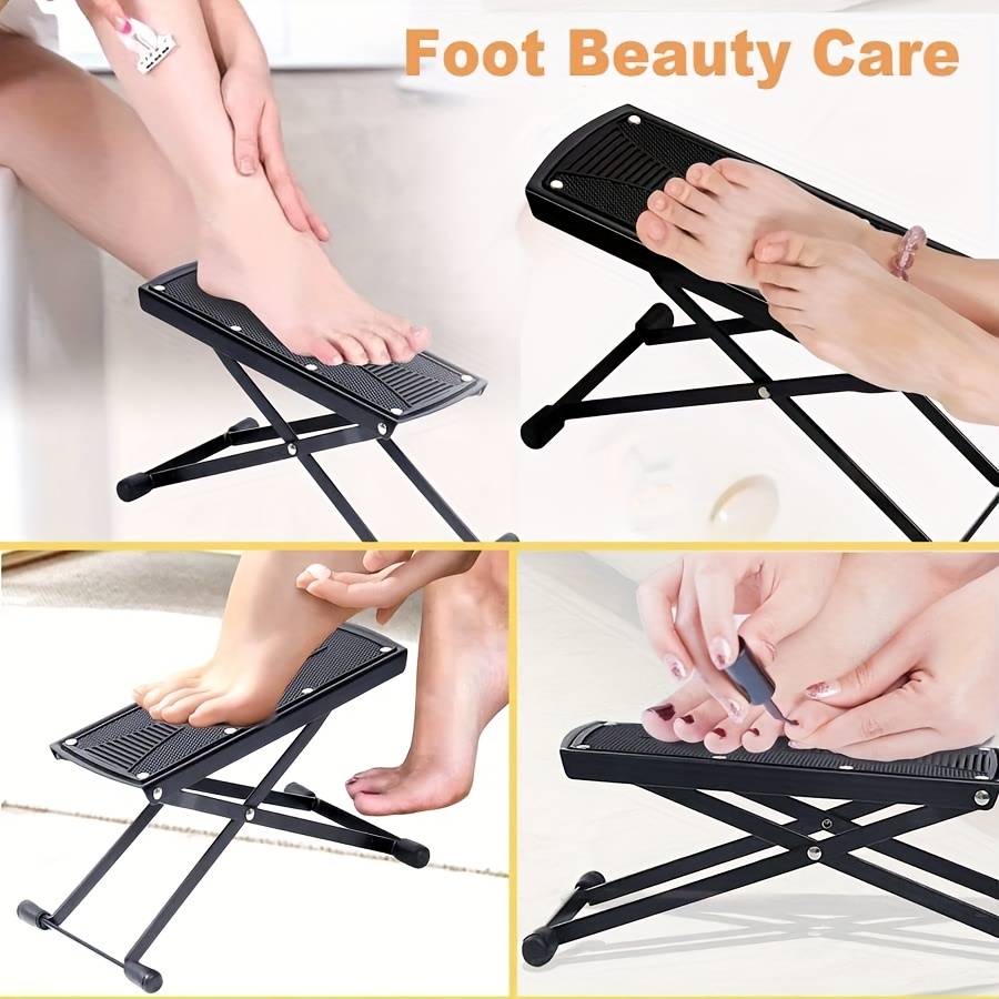 LiDiVi Pedicure Foot Rest, Adjustable Foot Rest for Easy at Home