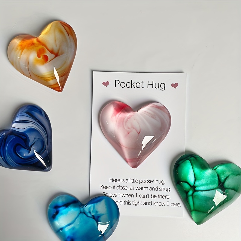 Pocket Hug Heart Card Miss Gift Mini Cute Pocket Hug - Temu