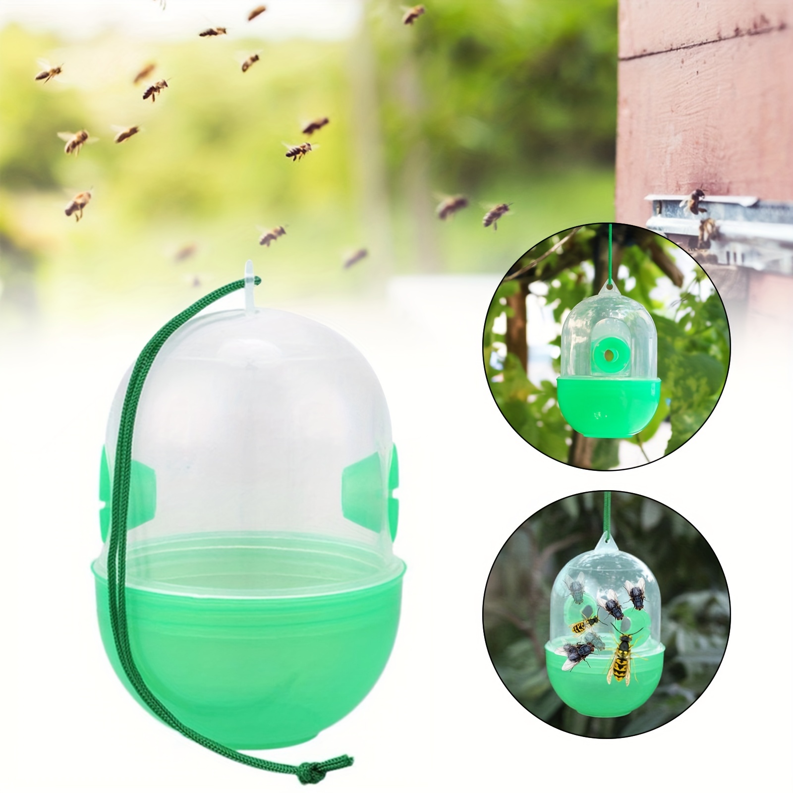 Fly Trap Reusable Wasp Hanging Fly Trap Catcher Beekeeping Catcher