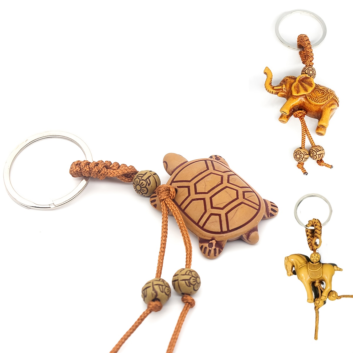 Women Leather Charms Bag Pendant KeyChain Fashion colorful Horses Keyring  Cute Animal Ornament Accessories Decoration Gift - AliExpress