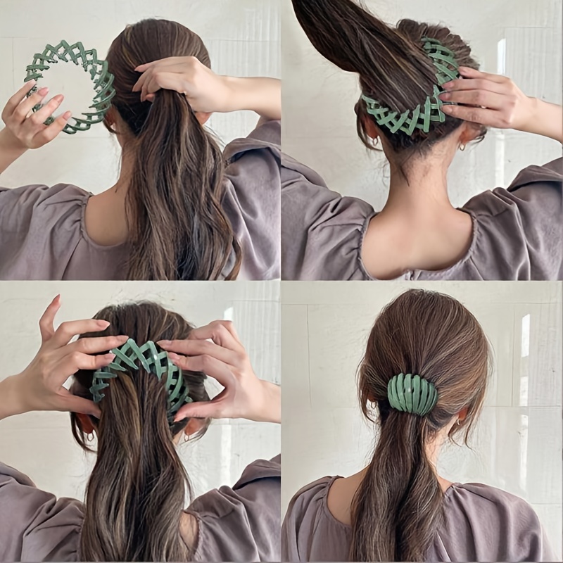 Matte Hair Claw Clips for Women, Nest Hair Bun Maker
