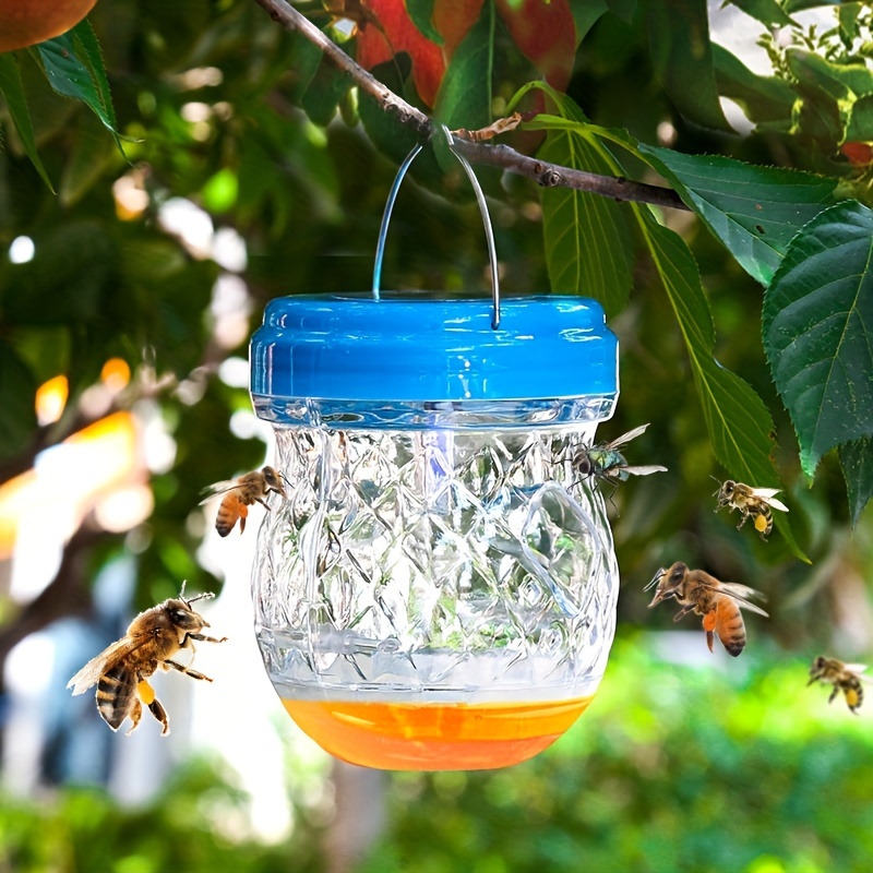 Wasp Trap Catcher, Outdoor Solar Powered Fly Trap With Ultraviolet