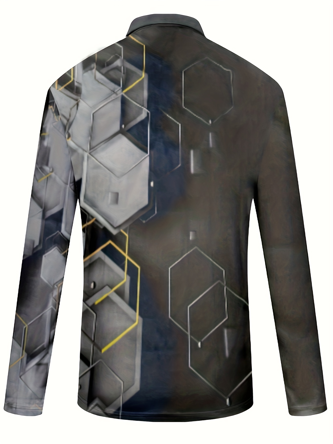 camiseta cuello cremallera manga corta estampado Temu Dominican