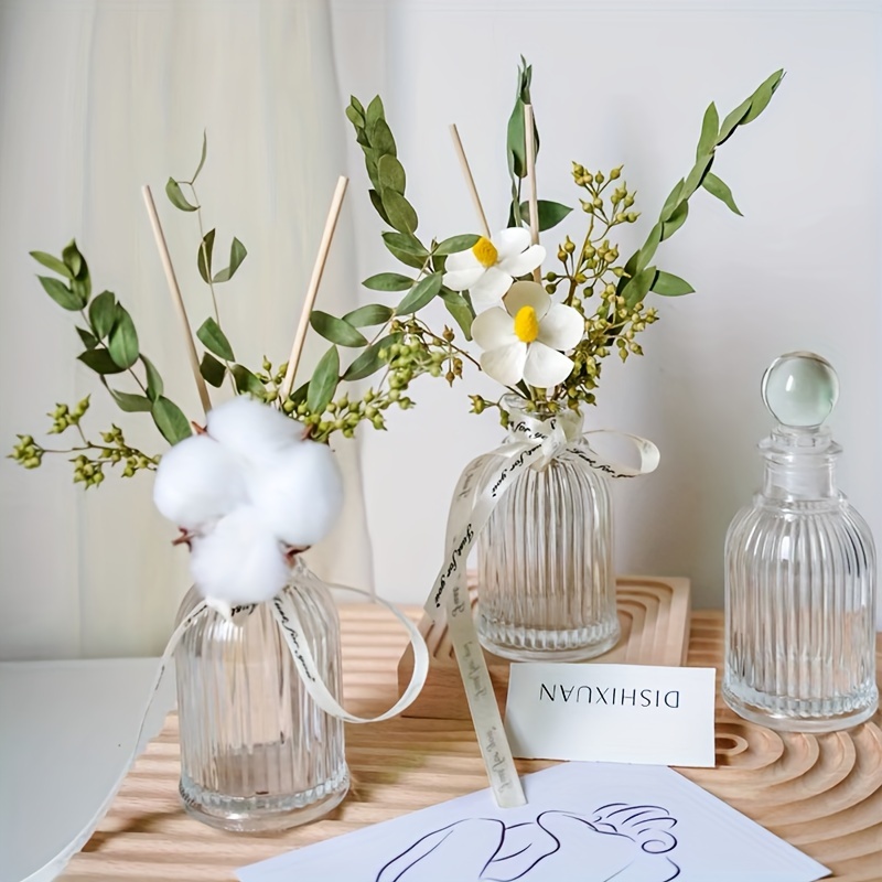 INS Transparent Glass Vase Roman Aromatherapy Bottle Photography