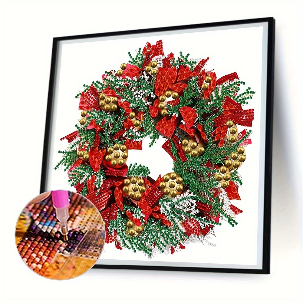 8/4/1pcs DIY Special Shaped Diamond Painting Embroidery Christmas