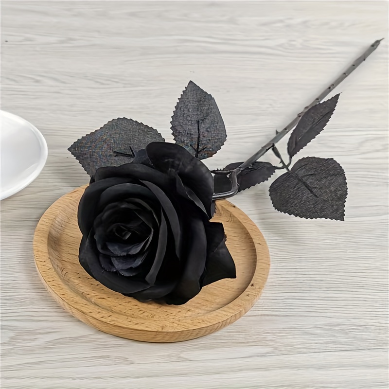 Black Artificial Flowers Home, Black Rose Artificial Flower