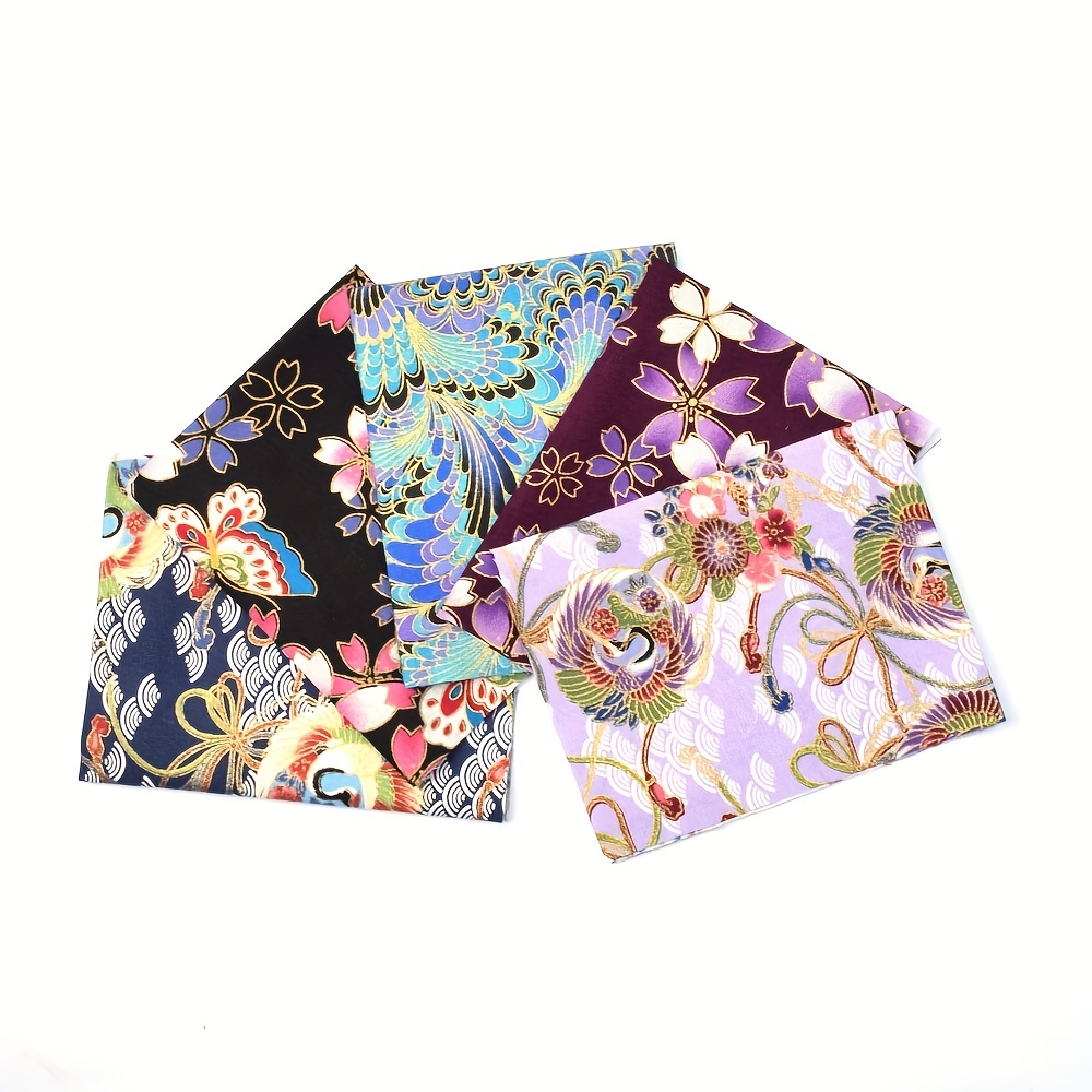 5pcs Mix Japanese Cotton Fabric Bundle For Patchwork Sewing Dolls Bags Needlework Cloth Quilting Material