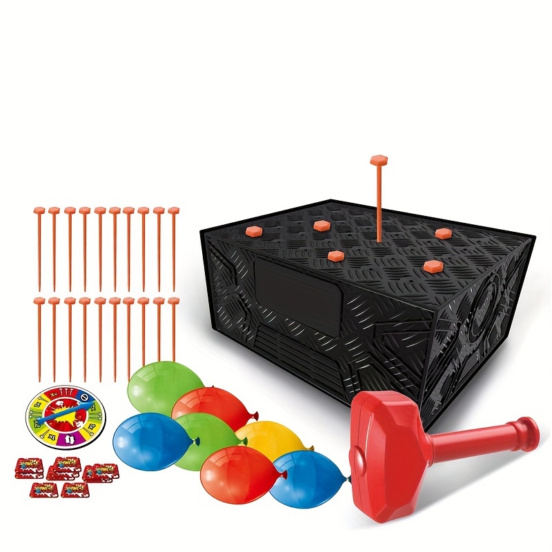 Wack A Balloon Game, Blast Box Balloon Game, Pop The Balloon Game, Tricky  Balloon Desktop Board Games For Family Gatherings