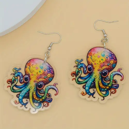 Colorful Acrylic Earrings Jewelry Rack Rainbow Cloud - Temu