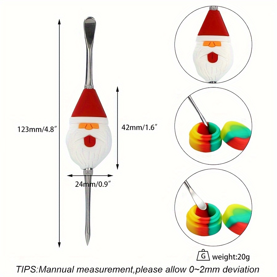 3pcs Christmas Double headed Sculpting Clay Tools Metal Spoon Carving Tool
