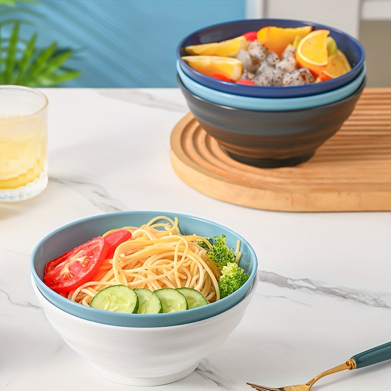Plastic Bowl Set, Unbreakable Rice Bowl, Microwave And Dishwasher