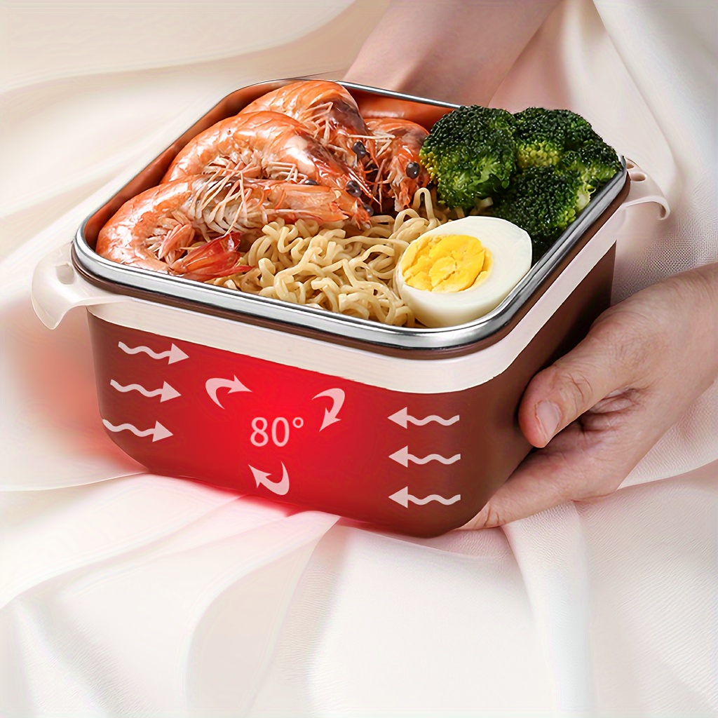 Bento Box Termico In Acciaio Inossidabile 304 A Colori Multipli Da