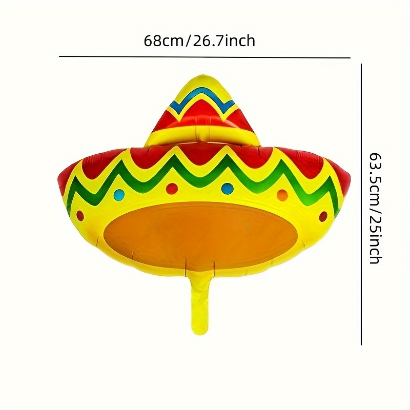 FIESTA Pinata Sombrero Birthday Party Balloons Decoration Supplies Taco  Mexico 