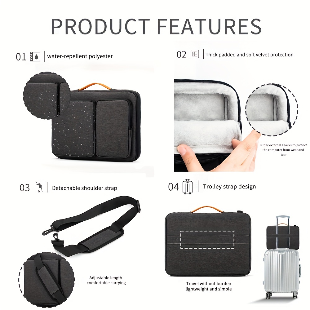 360 Protective Laptop Shoulder Bag New 2023 - Temu