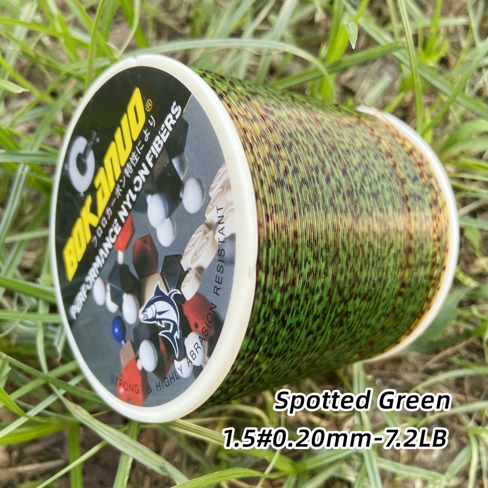 547yds Fluorocarbon Spotted Invisible Fishing Line 5lb - Temu Canada