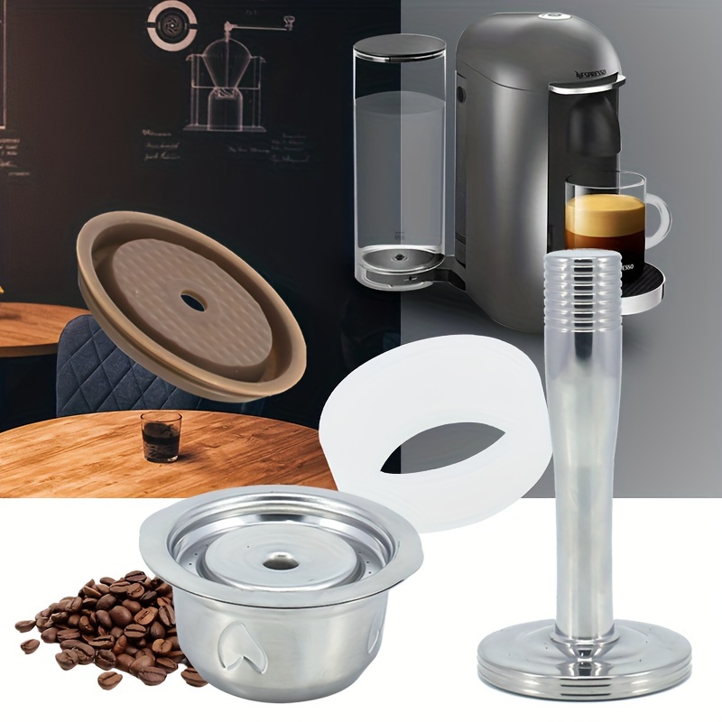 Refillable Coffee Capsules Suitable Nespresso Vertuo Coffee - Temu