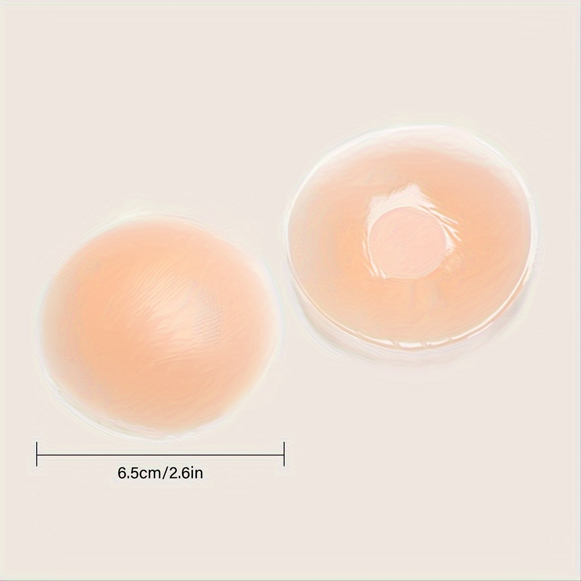 Silicone Self Adhesive Nipple Covers - NUDE