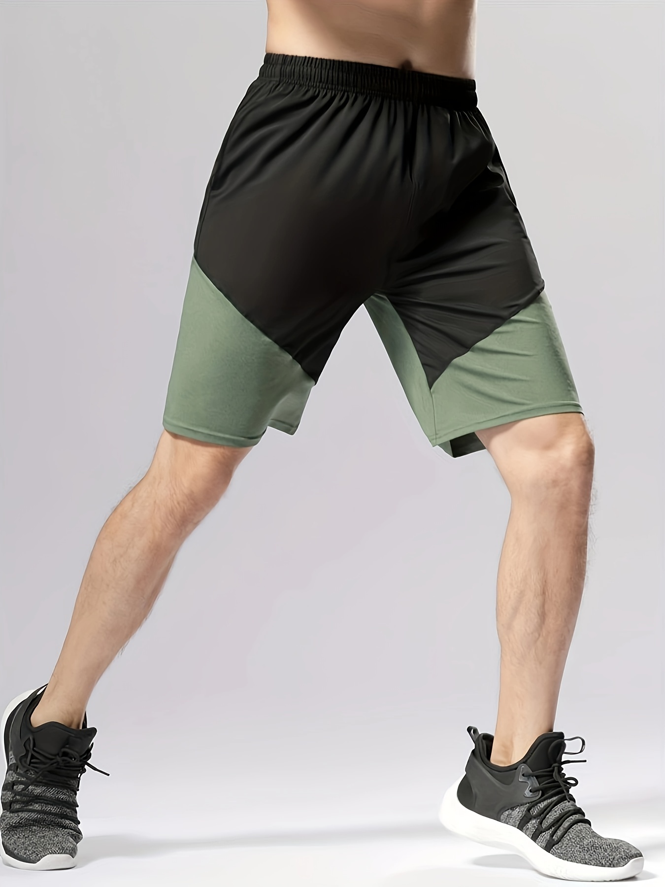 Pantalones cortos de verano para hombre, informales, con bolsillos de  retazos, pantalones cortos deportivos