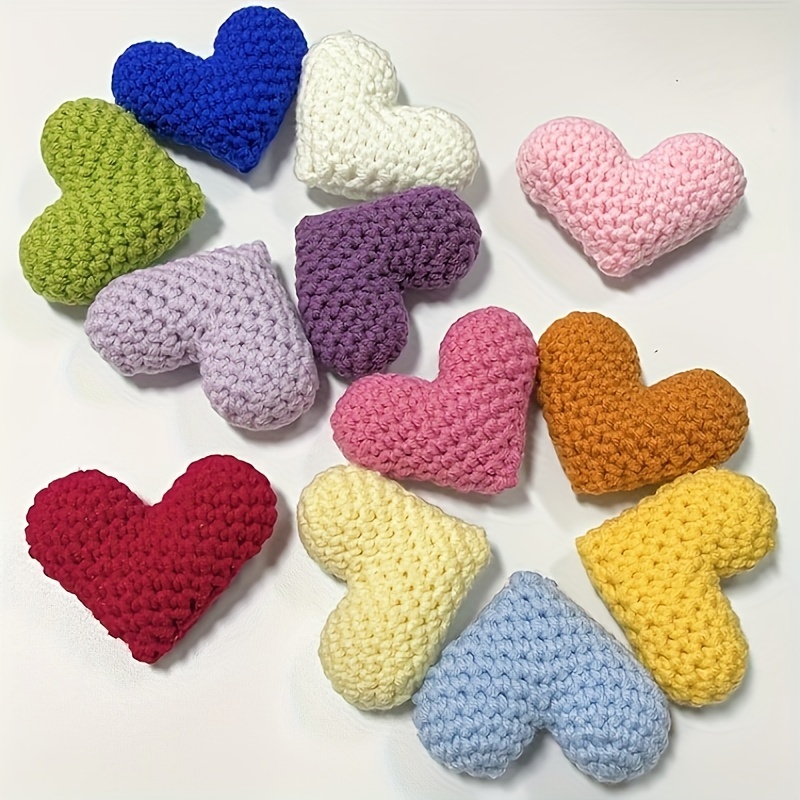 Valentine gift knitted heart, heart decorations, Valentines gift, crochet  heart - Shop Toys World Kids' Toys - Pinkoi